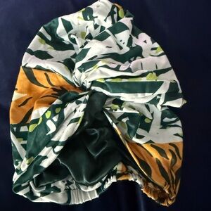 Sassy Jones Green and Orange Turban